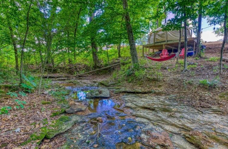 The Aries-A Stargazing, Luxury Glamping Tent Rogersville Eksteriør bilde