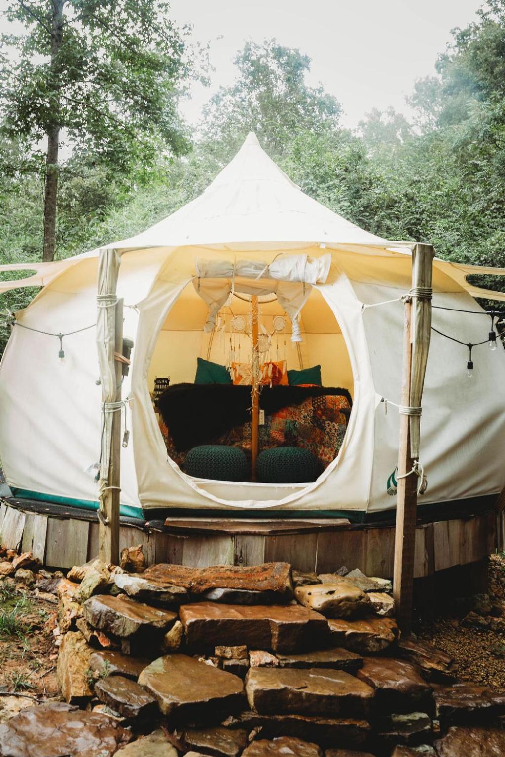 The Aries-A Stargazing, Luxury Glamping Tent Rogersville Eksteriør bilde